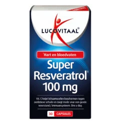 3x Lucovitaal Super Resveratrol 100 Mg