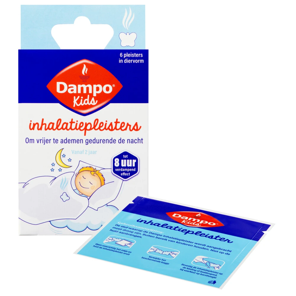 3x Dampo Inhalatiepleisters 4 3x Dampo Inhalatiepleisters - Afbeelding 2