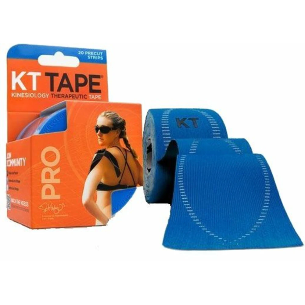 KT Tape Pro Strips Blauw Rol 4 KT Tape Pro Strips Blauw Rol - Afbeelding 2