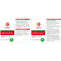 Vitals Ubiquinol 200 Mg -Verzorgingsproducten 1023880 4