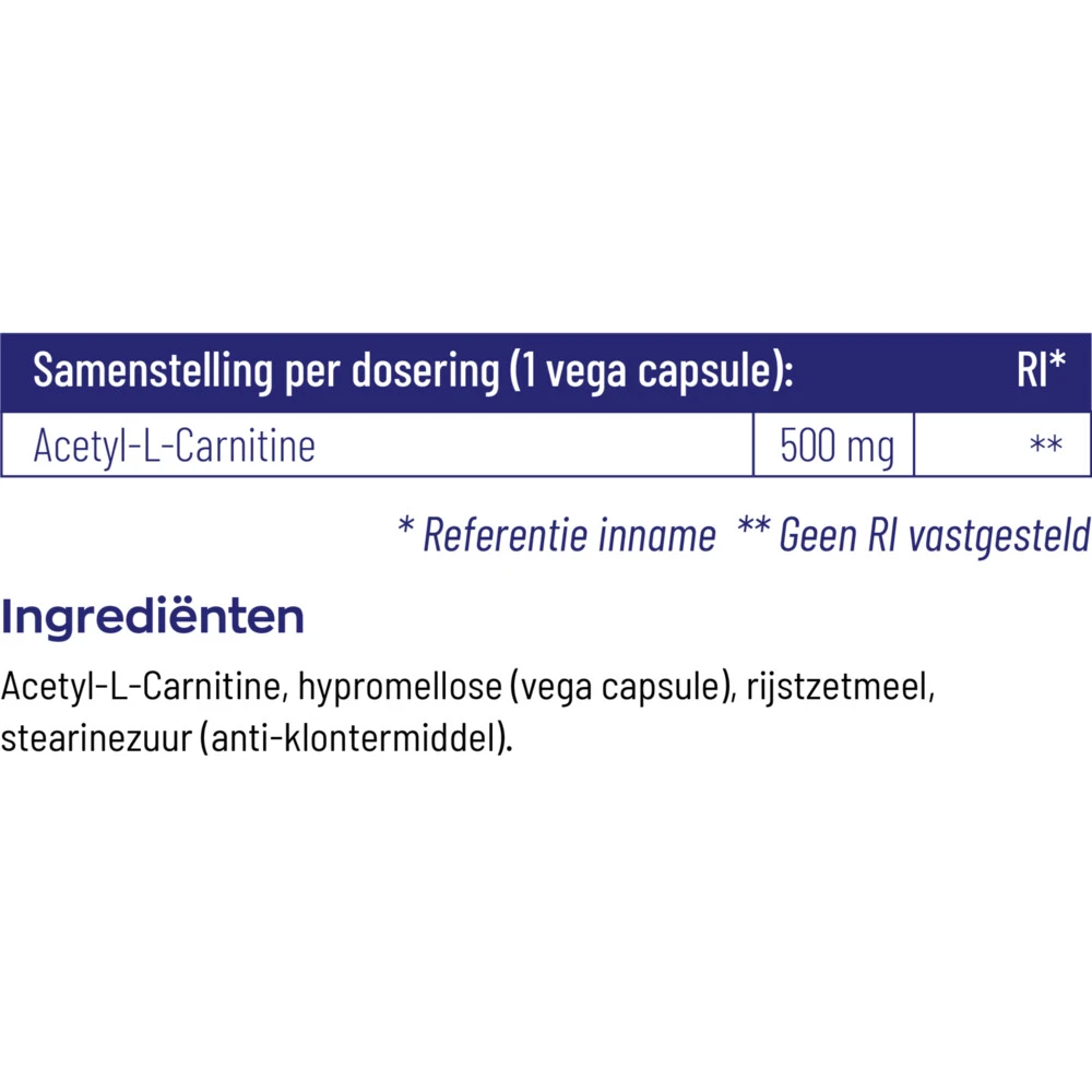 Vitakruid Acetyl L-Carnitine 6 Vitakruid Acetyl L-Carnitine - Afbeelding 4