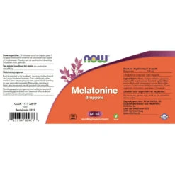 NOW Melatonine 0,149 Mg Druppels -Verzorgingsproducten 1024920 2