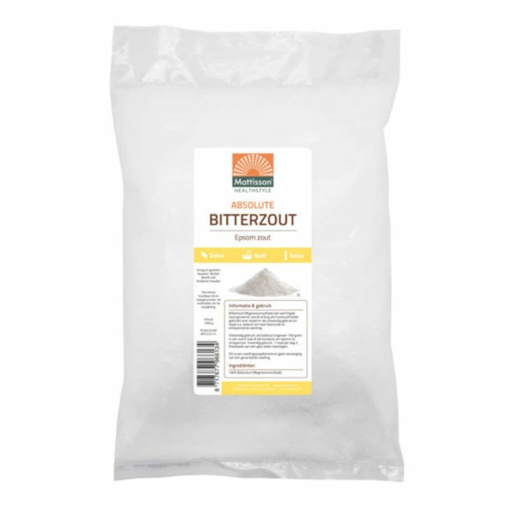 3x Mattisson Bitterzout Epsom Navulling 3 3x Mattisson Bitterzout Epsom Navulling