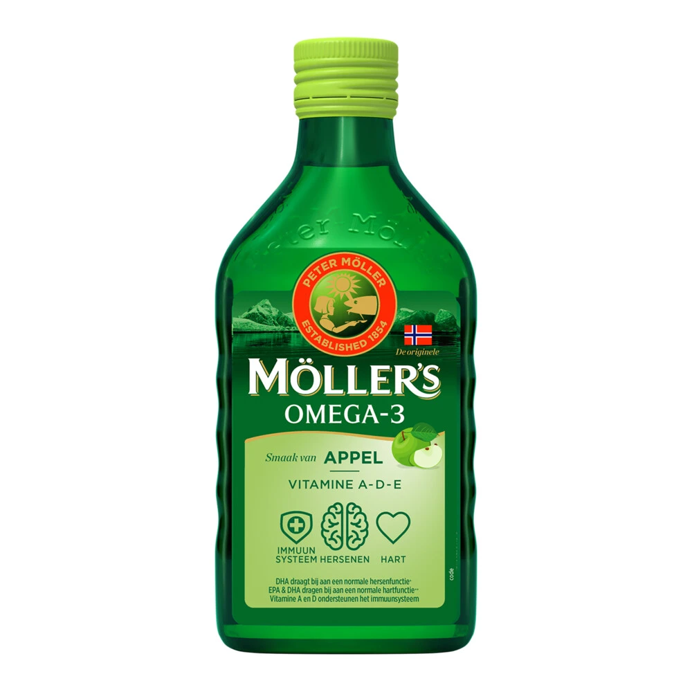 Mollers Levertraan Omega-3 Appel 3 Mollers Levertraan Omega-3 Appel
