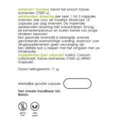 Intoleran Fructase -Verzorgingsproducten 1036719 3