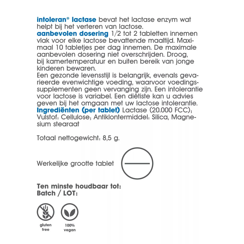 Intoleran Lactase 20.000 5 Intoleran Lactase 20.000 - Afbeelding 3