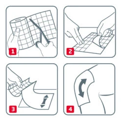 3x Leukoplast Fixomull® Stretch Fixatiepleister 2 M X 10 Cm -Verzorgingsproducten 1037023 3