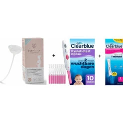 Ferti Lily Conceptie Cup En Clearblue Ovulatietest En Zwangerschapstest Pakket