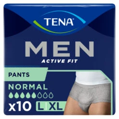 3x TENA Men Active Fit Normal Large/XL