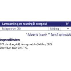 Vitakruid CBD Olie 10% Full Spectrum -Verzorgingsproducten 1050588 4