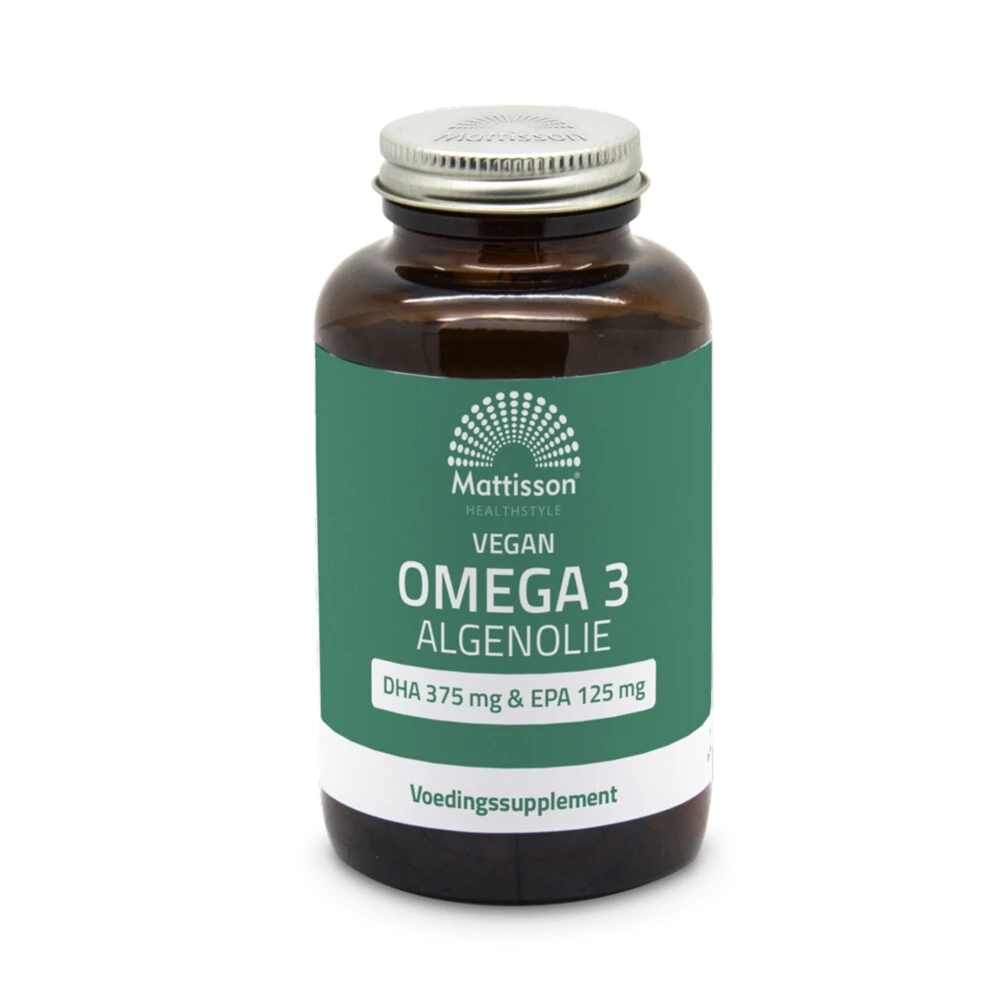 Mattisson HelathStyle Vegan Omega 3 Algenolie 375 DHA 125 EPA 3 Mattisson HelathStyle Vegan Omega 3 Algenolie 375 DHA 125 EPA