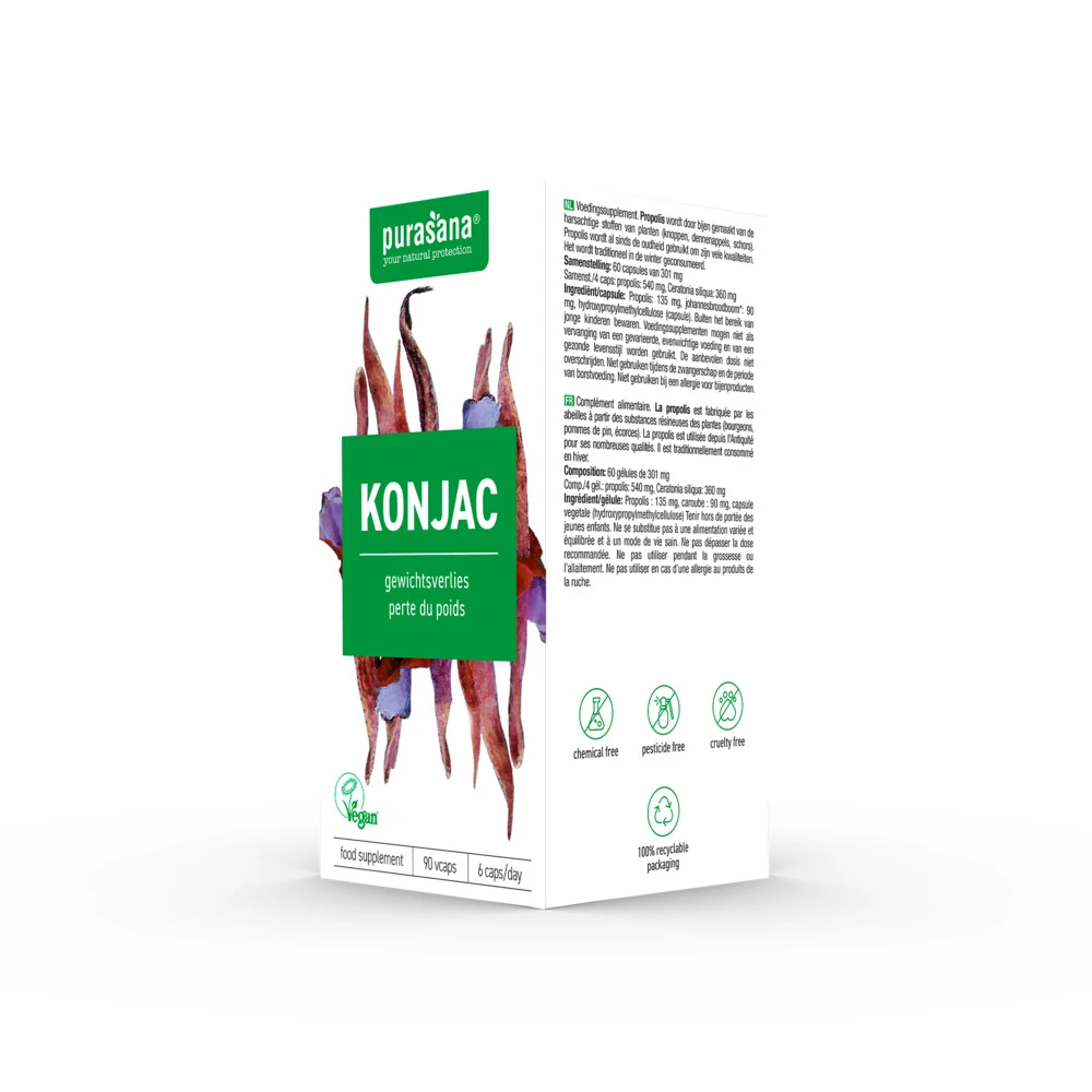 Purasana Konjak Extract 530 Mg 6 Purasana Konjak Extract 530 Mg - Afbeelding 4