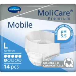 Molicare Premium Mobile 6 Druppels Large 1963 Ml Absorptie