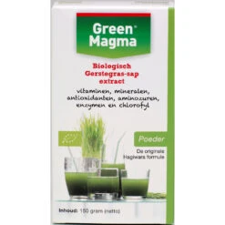 Green Magma Biologisch Gerstegras-sap Extract Poeder