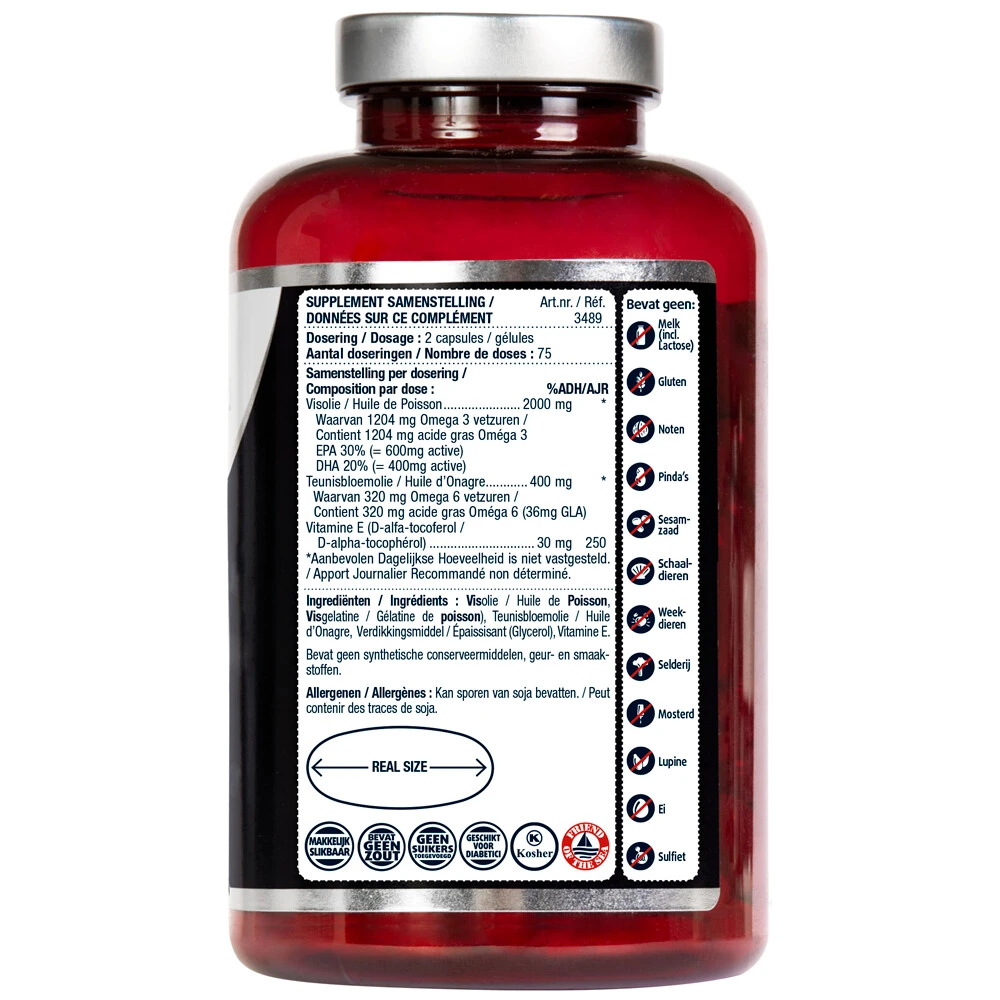 Lucovitaal Super Visolie Omega 3 4 Lucovitaal Super Visolie Omega 3 - Afbeelding 2
