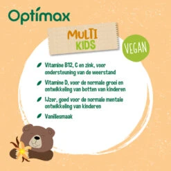 Optimax Kinder Multivitamine Vanille -Verzorgingsproducten 740312 4