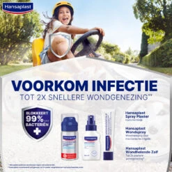 2x Hansaplast Pleister Spray 8 2x Hansaplast Pleister Spray -Verzorgingsproducten 77017 3
