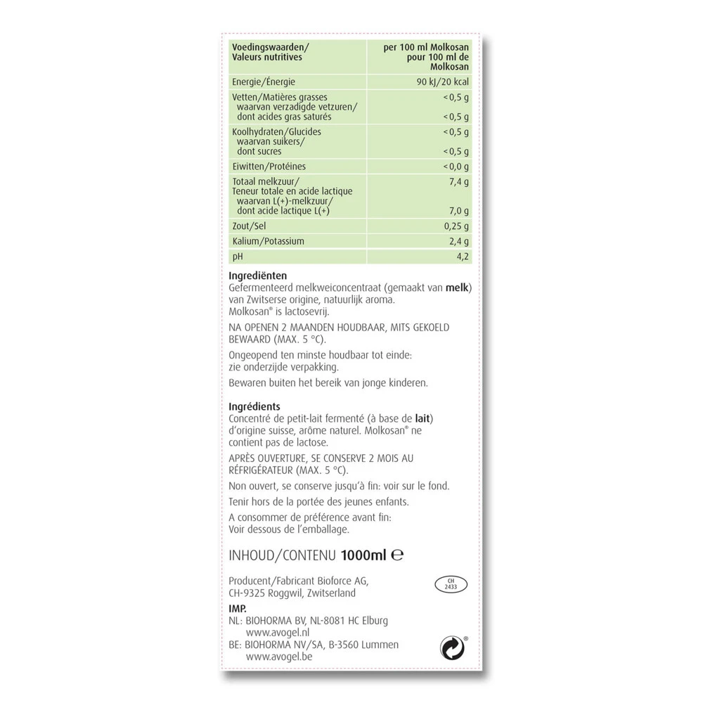 A.Vogel Molkosan 6 A.Vogel Molkosan - Afbeelding 4
