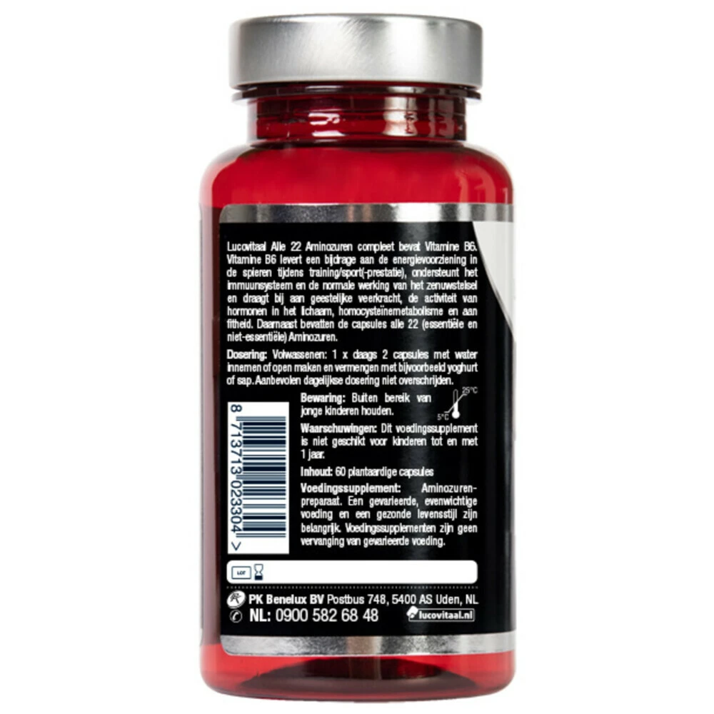 3x Lucovitaal Aminozuren Compleet + Vitamine B6 5 3x Lucovitaal Aminozuren Compleet + Vitamine B6 - Afbeelding 3