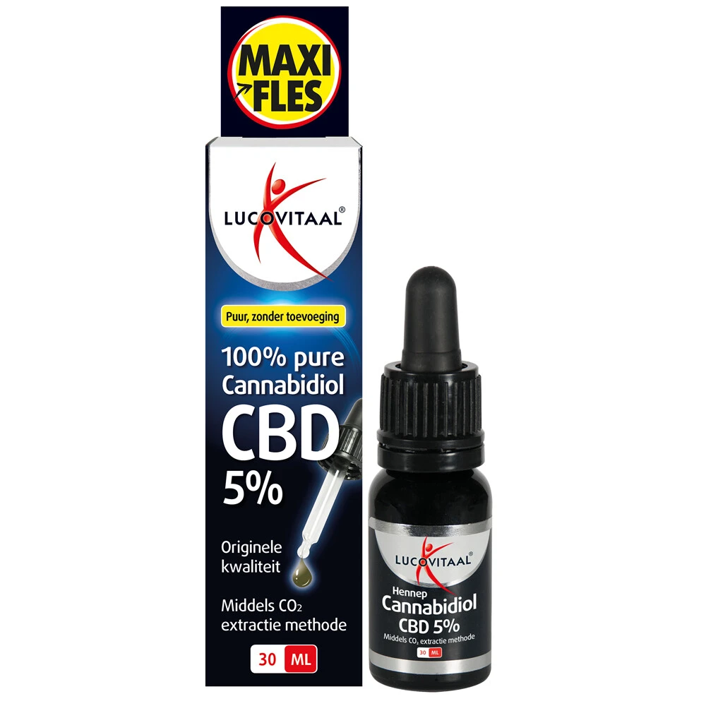 Lucovitaal CBD Cannabidiol Olie 5% 5 Lucovitaal CBD Cannabidiol Olie 5% - Afbeelding 3